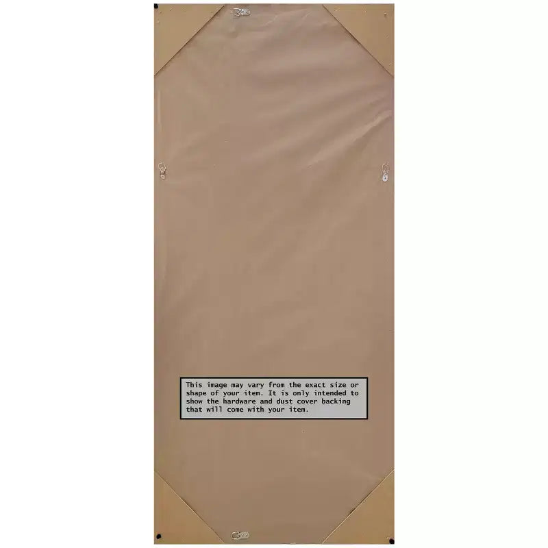 30" x 66" Full Length Floor Leaner Mirror with Black Frame