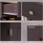 Kitchen Storage Cabinet with Wood Top, Adjustable Shelf and 2 Drawers