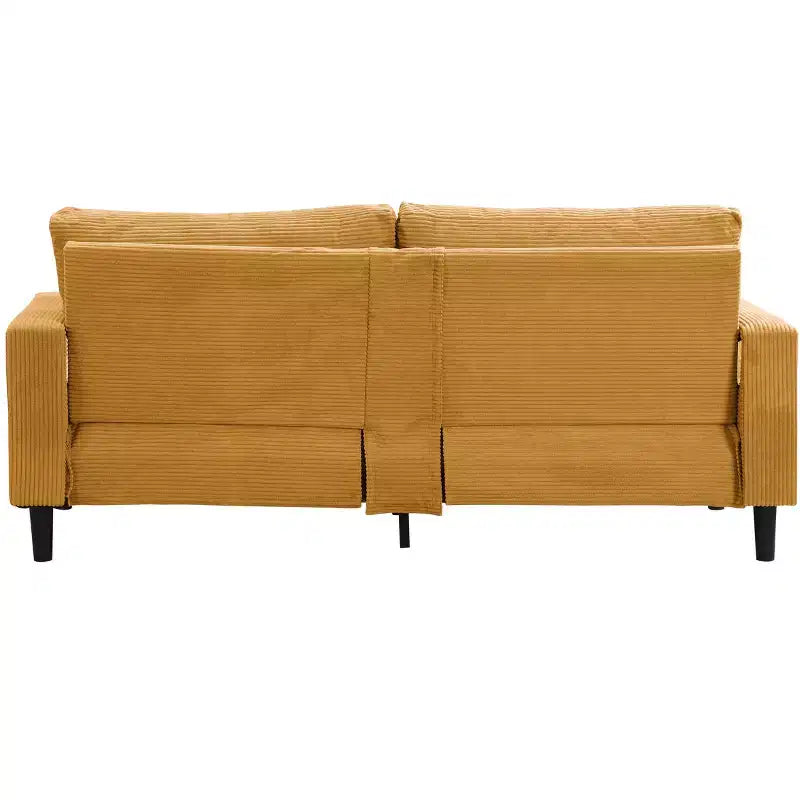 3-Seat Upholstered Sofa with Wooden Frame