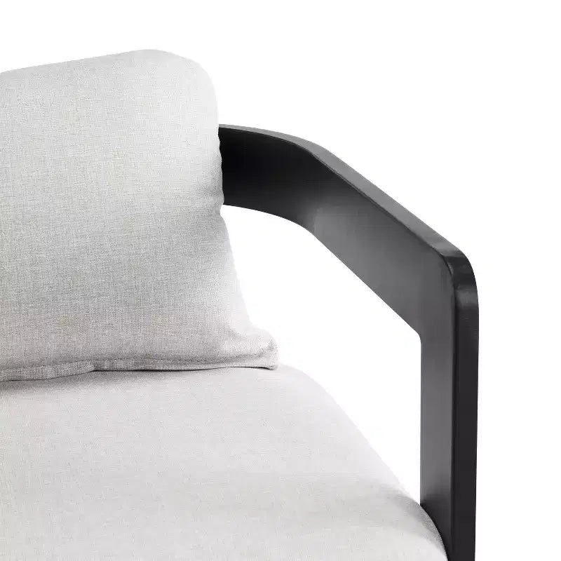 Modern Aluminum Outdoor Bar Stools with Cushion