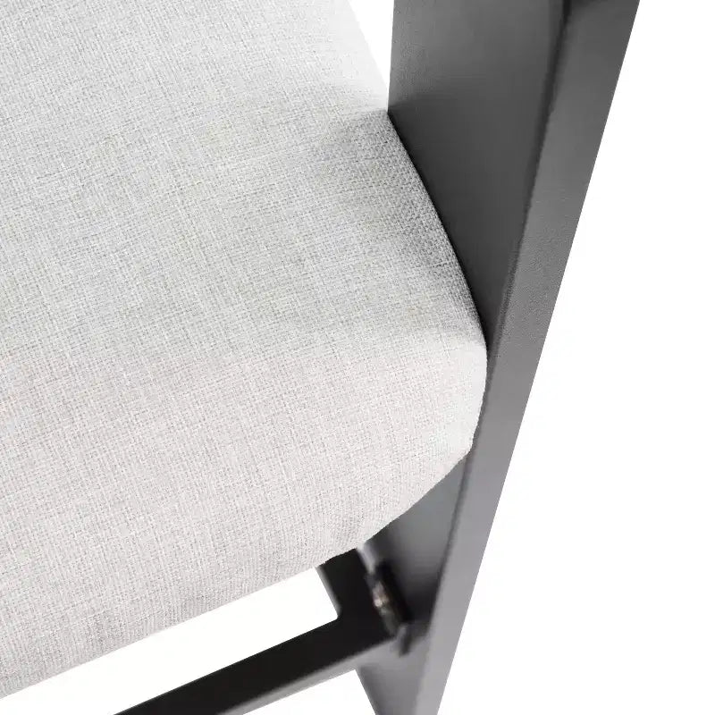 Modern Aluminum Outdoor Bar Stools with Cushion