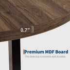 Industrial Style Round Dining Table