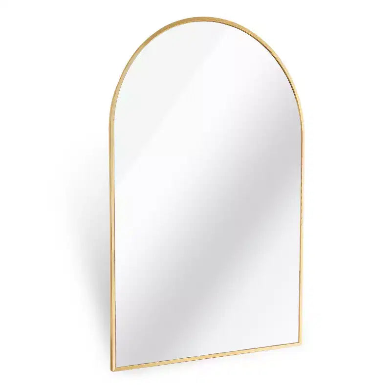 24 x 36 Arched Wall Mirror with Aluminum Alloy Frame
