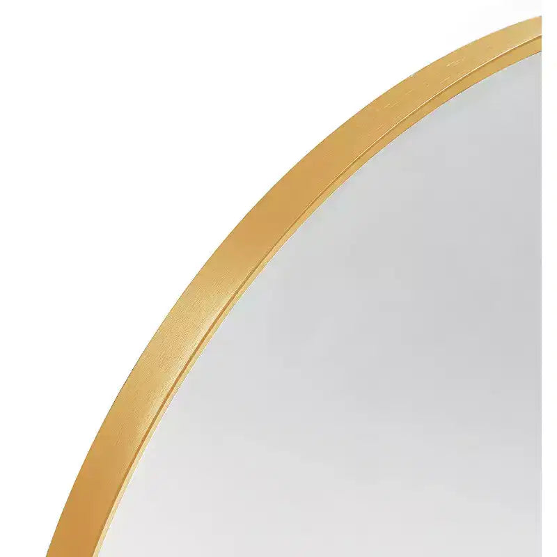 24 x 36 Arched Wall Mirror with Aluminum Alloy Frame