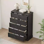 5-Drawer Chest Dresser, 42.7" Tall Storage Cabinet for Bedroom, Living Room and Nursery