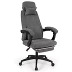 Reclining Home Office Chair with Retractable Footrest and High Back