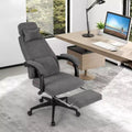 Reclining Home Office Chair with Retractable Footrest and High Back