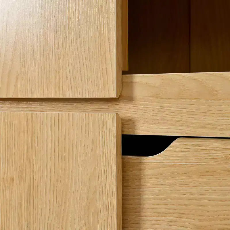 72-Inch Kitchen Storage Cabinet with Door Shelves and Adjustable Shelves