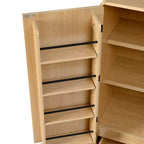 72-Inch Kitchen Storage Cabinet with Door Shelves and Adjustable Shelves