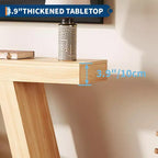 2-Tier Console Table with Open Storage Shelf