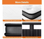 14 Inch Queen Mattress in a Box, Cooling Gel Memory Foam with Pocket Springs, Medium Firm