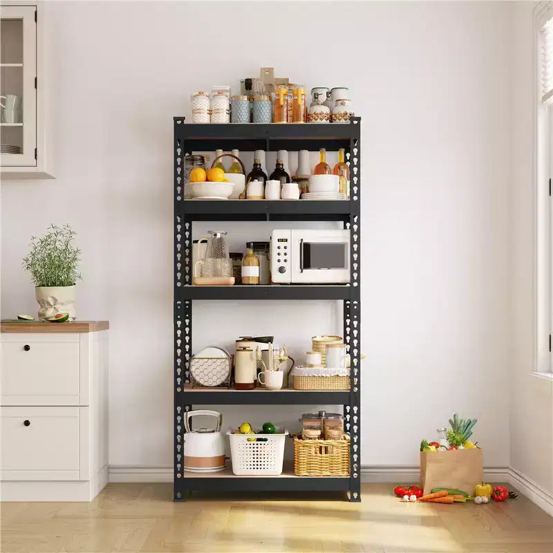 5-Tier Boltless Metal Storage Shelf