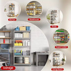 5-Tier Boltless Metal Storage Shelf