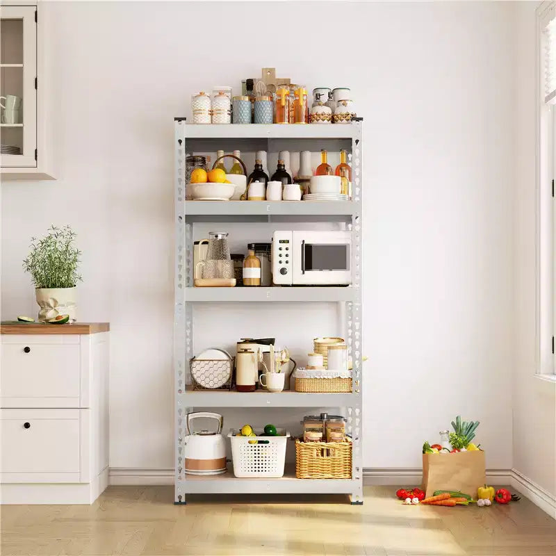 5-Tier Boltless Metal Storage Shelf
