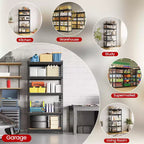 5-Tier Boltless Metal Storage Shelf