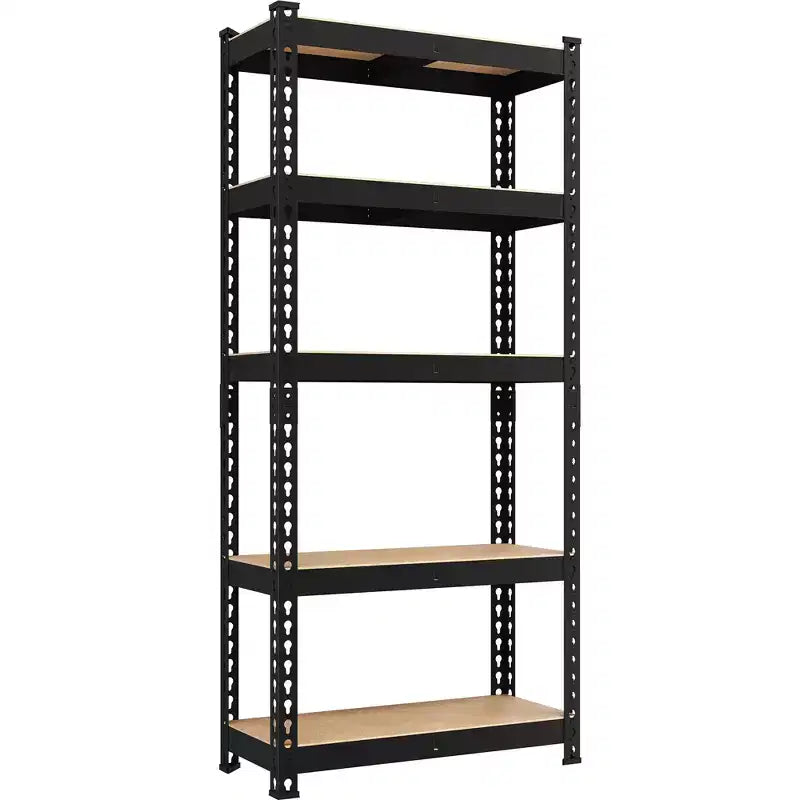 Yaheetech 5 Tiers Boltless Storage Shelf Metal Shelving Unit