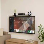 TV Wall Mount Shelf Bracket for Cable Box, DVD Player and AV Components, Black