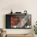 TV Wall Mount Shelf Bracket for Cable Box, DVD Player and AV Components, Black